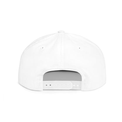 Flat Bill Logo Snapback Hat