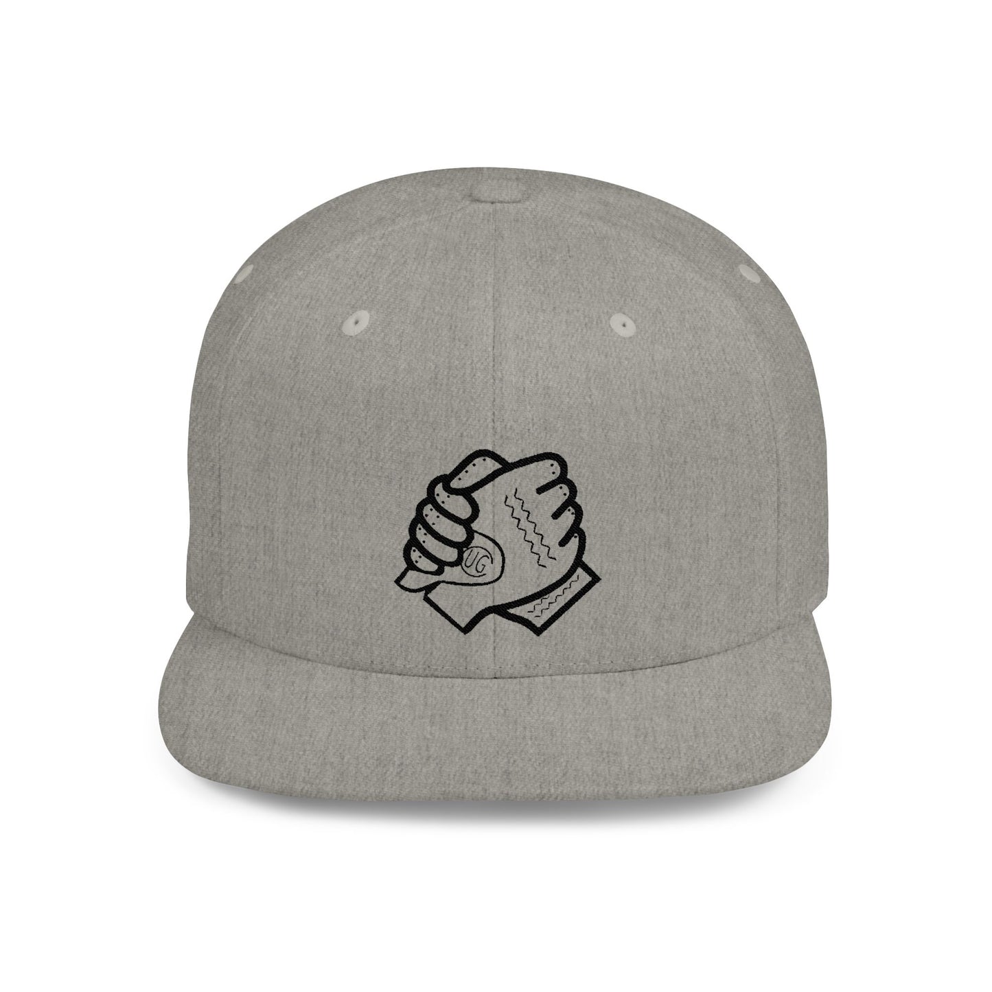 Flat Bill Logo Snapback Hat