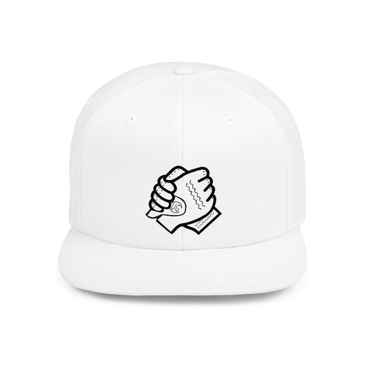 Flat Bill Logo Snapback Hat