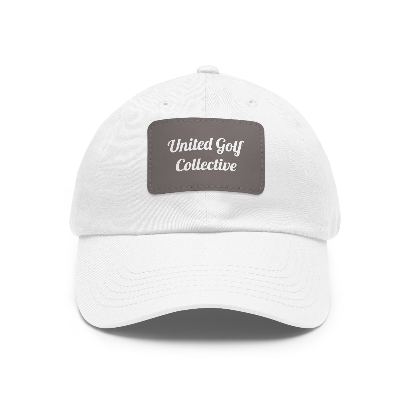 Dad Hat with Leather Patch - United Golf Collective