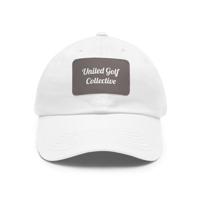 Dad Hat with Leather Patch - United Golf Collective