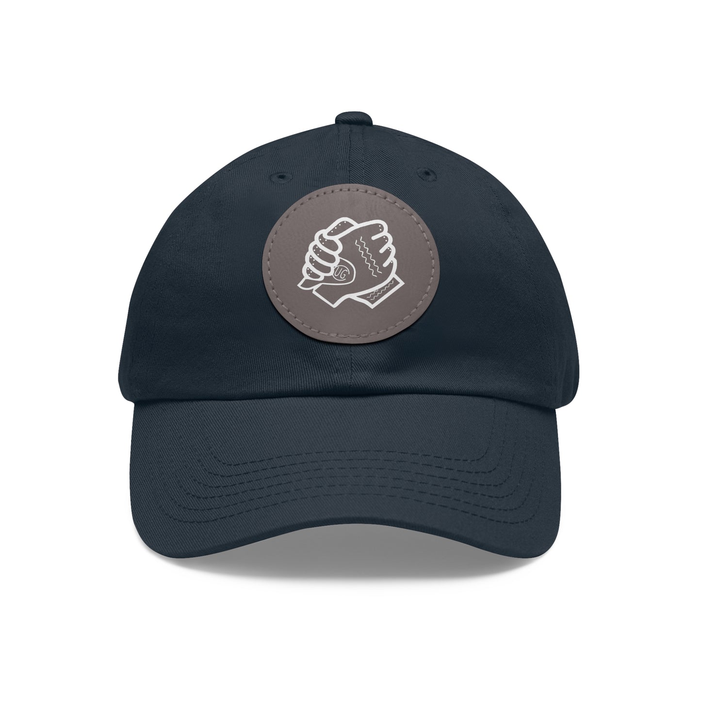 Dad Hat w/ Leather Patch