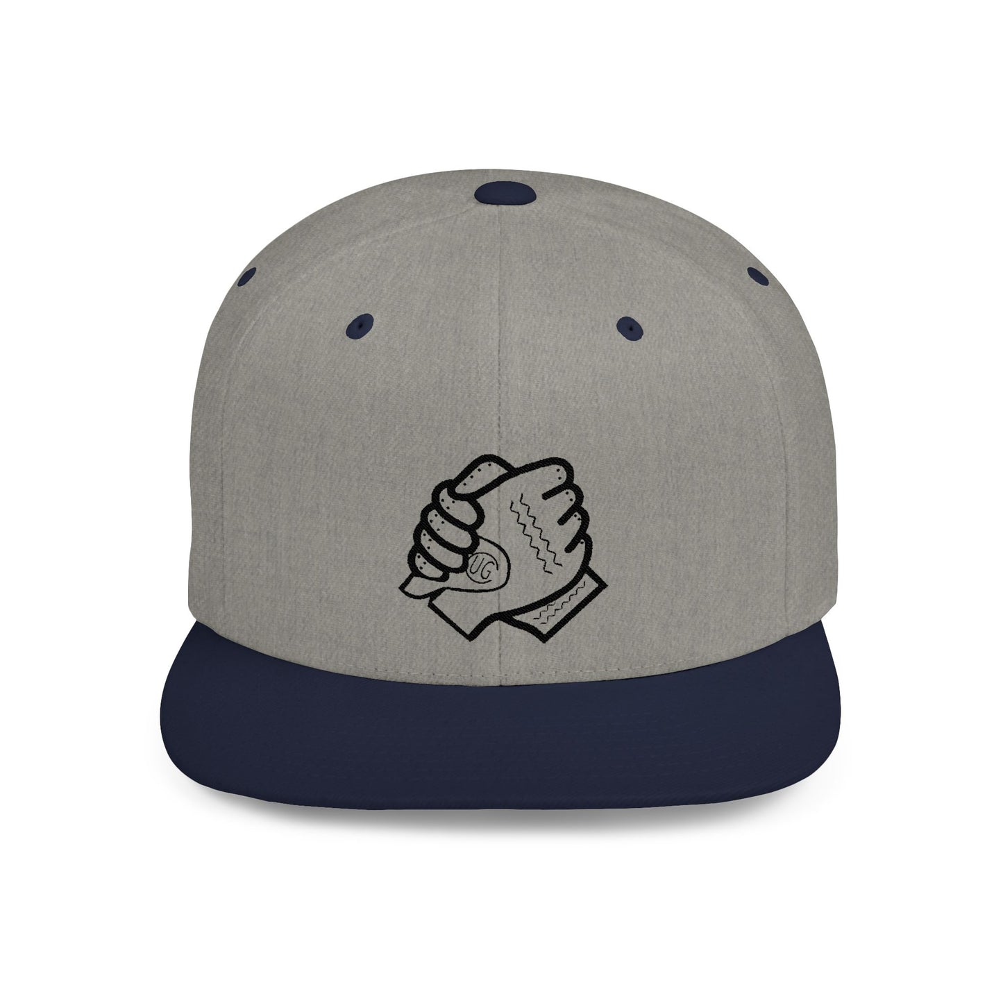 Flat Bill Logo Snapback Hat