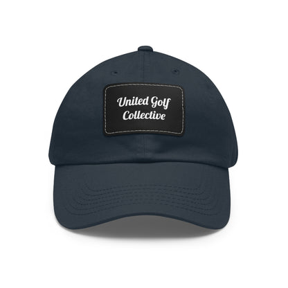 Dad Hat with Leather Patch - United Golf Collective