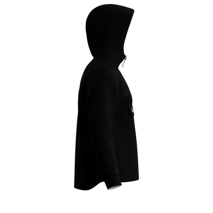 United Golf Collective Quarter Zip Pocket Hoodie Black