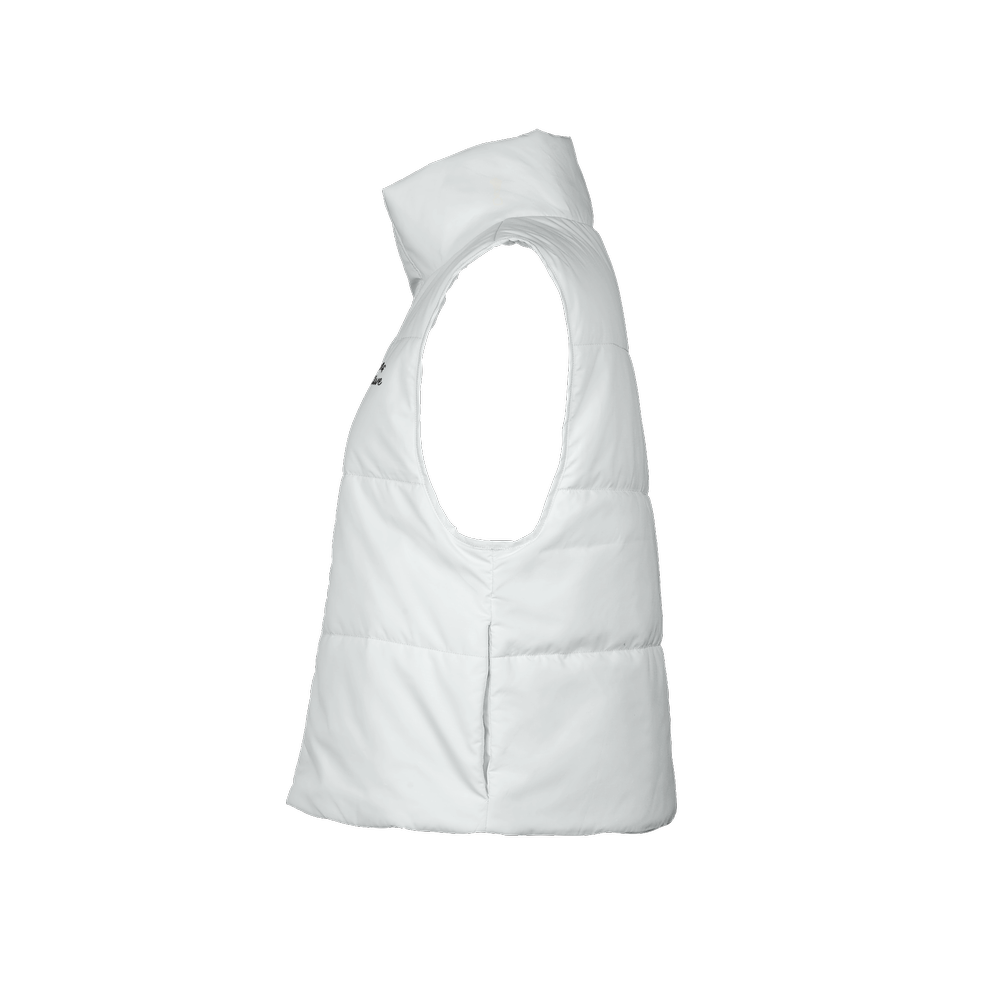 Women's Full-Zip Sleeveless Puffer Vest-Lightweight White